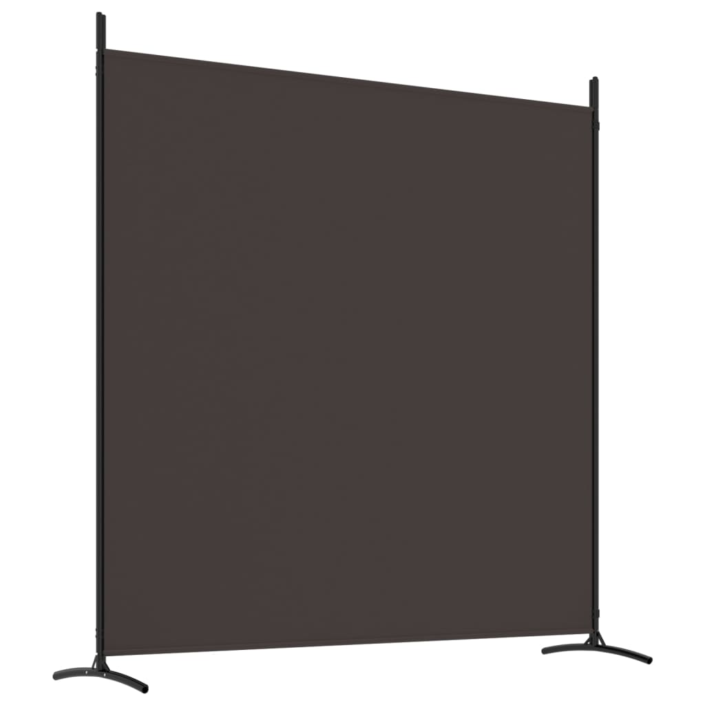 3-paneelinen Tilanjakaja ruskea 525x180 cm kangas - Sisustajankoti.fi