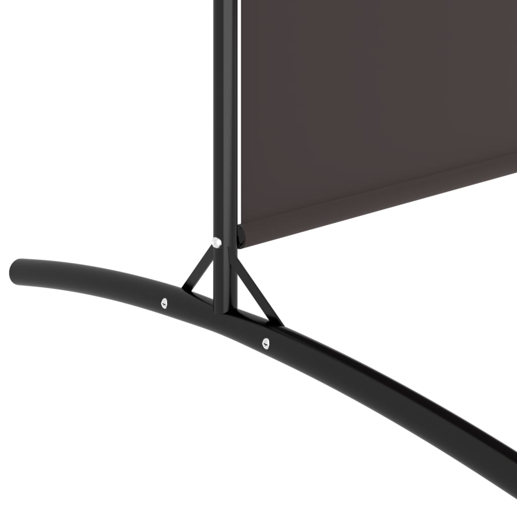 3-paneelinen Tilanjakaja ruskea 525x180 cm kangas - Sisustajankoti.fi