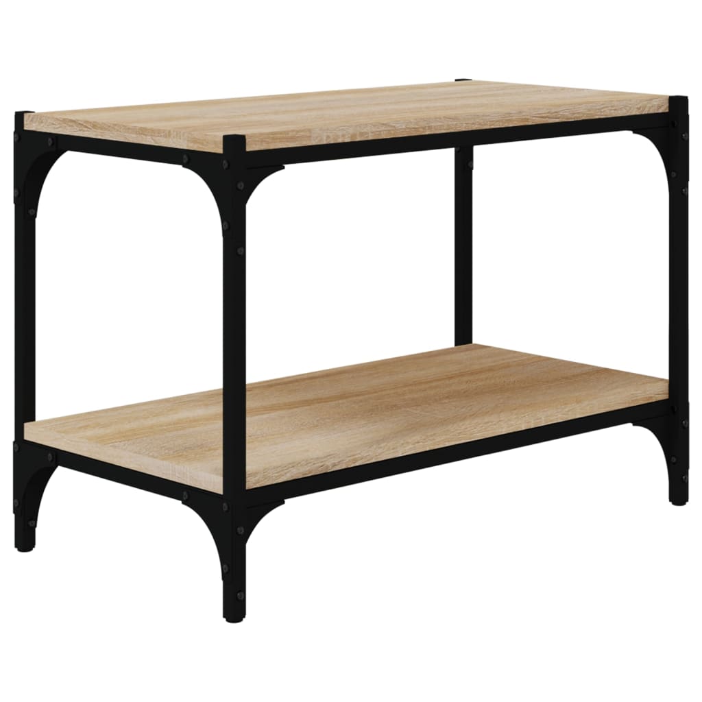 TV-taso Sonoma-tammi 60x33x41 cm tekninen puu ja teräs - Sisustajankoti.fi