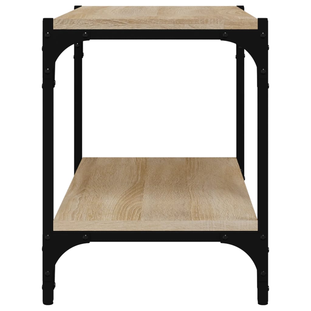 TV-taso Sonoma-tammi 60x33x41 cm tekninen puu ja teräs - Sisustajankoti.fi