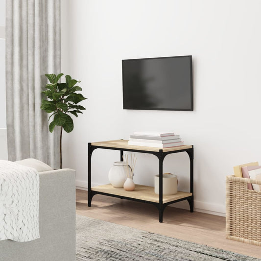 TV-taso Sonoma-tammi 60x33x41 cm tekninen puu ja teräs - Sisustajankoti.fi