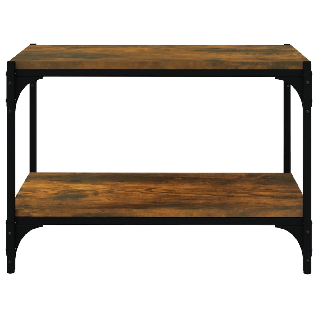 TV-taso savutammi 60x33x41 cm tekninen puu ja teräs - Sisustajankoti.fi