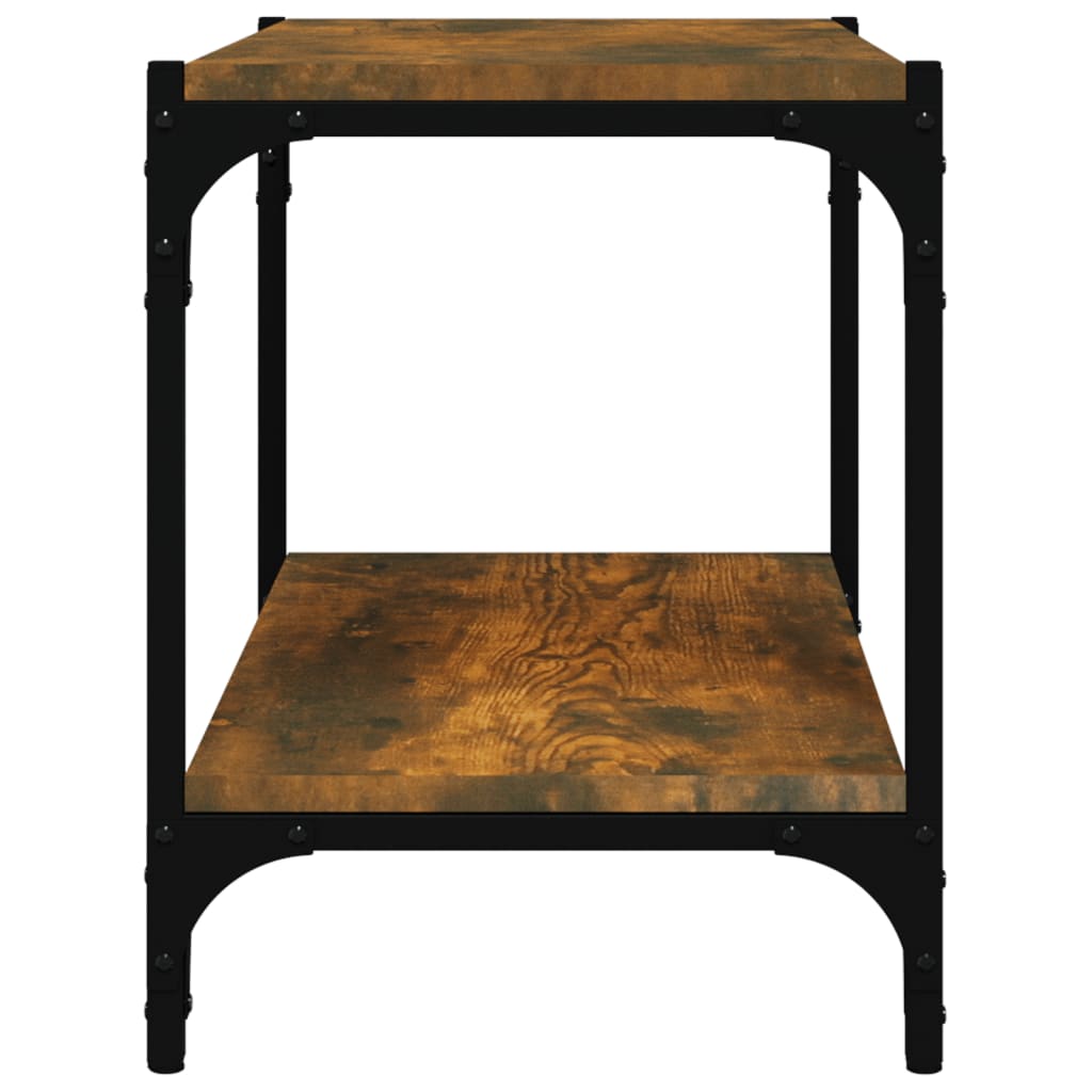 TV-taso savutammi 60x33x41 cm tekninen puu ja teräs - Sisustajankoti.fi