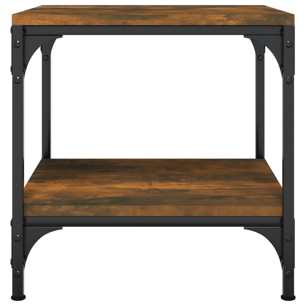 Sivupöydät 2kpl savutammi 40x40x40 cm tekninen puu - Sisustajankoti.fi