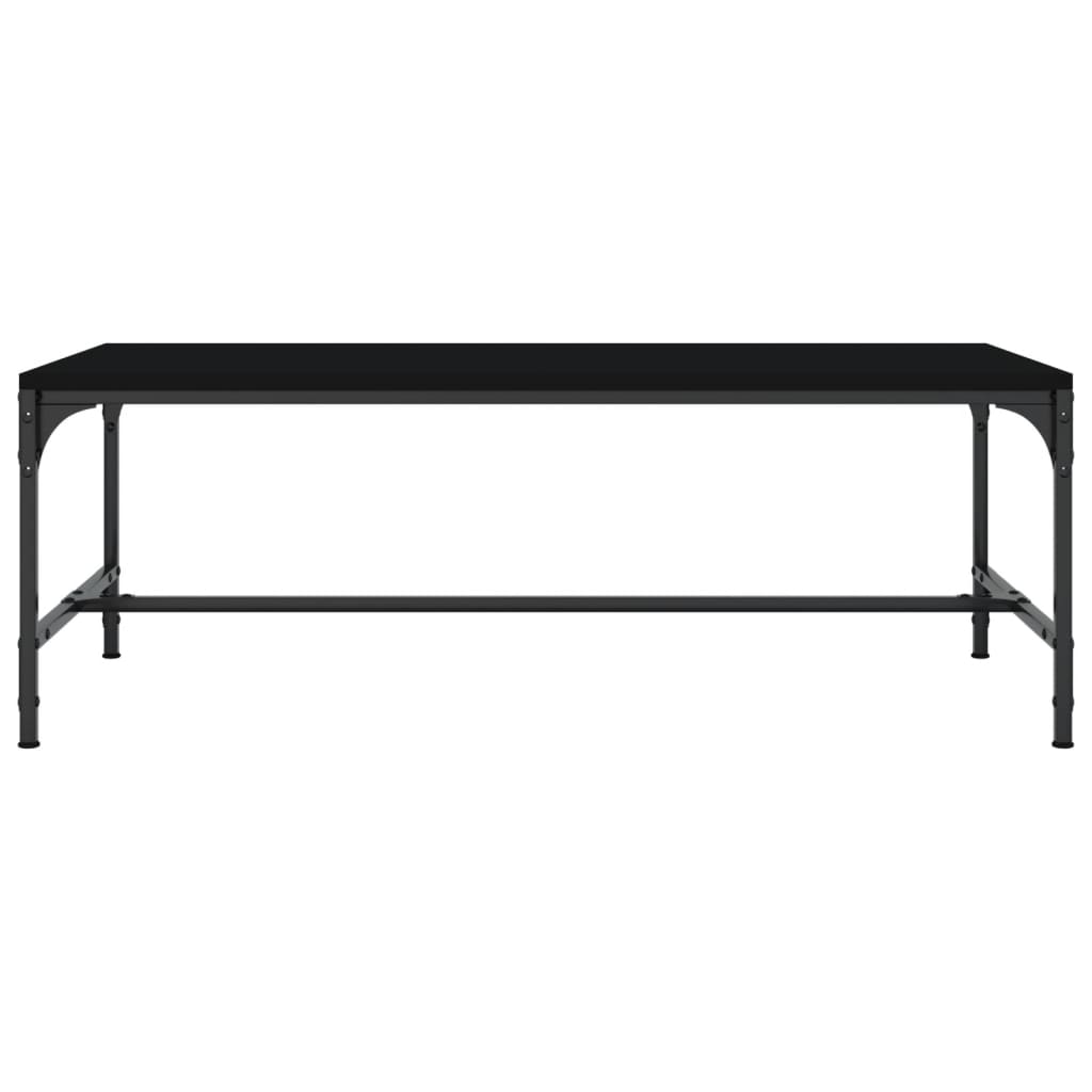 Sohvapöytä musta 100x50x35 cm tekninen puu - Sisustajankoti.fi