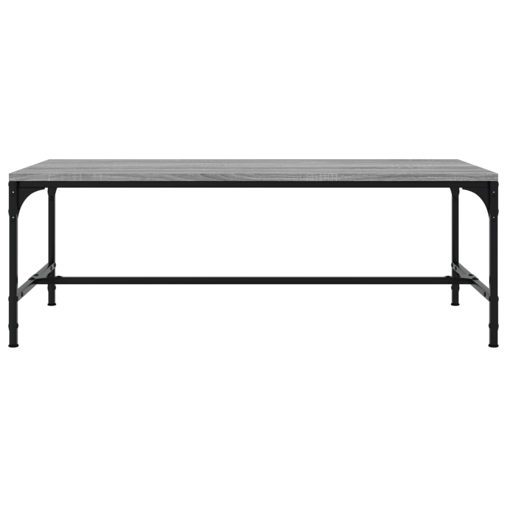 Sohvapöytä harmaa Sonoma 80x50x35 cm tekninen puu - Sisustajankoti.fi