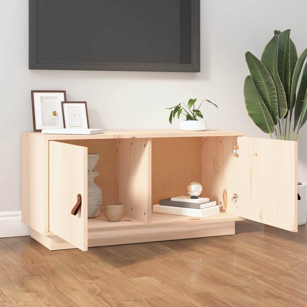 TV-taso 80x34x40 cm täysi mänty - Sisustajankoti.fi