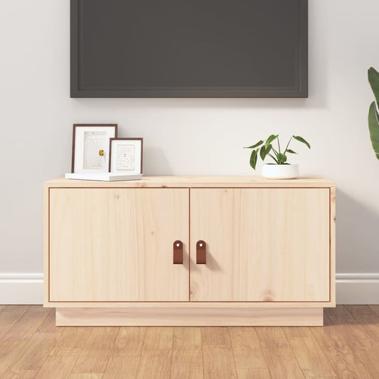 TV-taso 80x34x40 cm täysi mänty - Sisustajankoti.fi