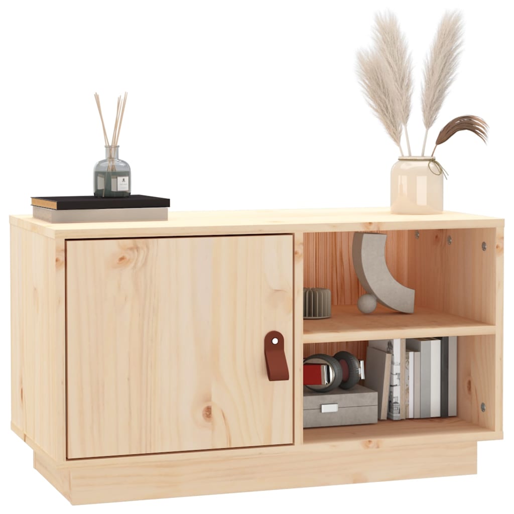 TV-taso 70x34x40 cm täysi mänty - Sisustajankoti.fi