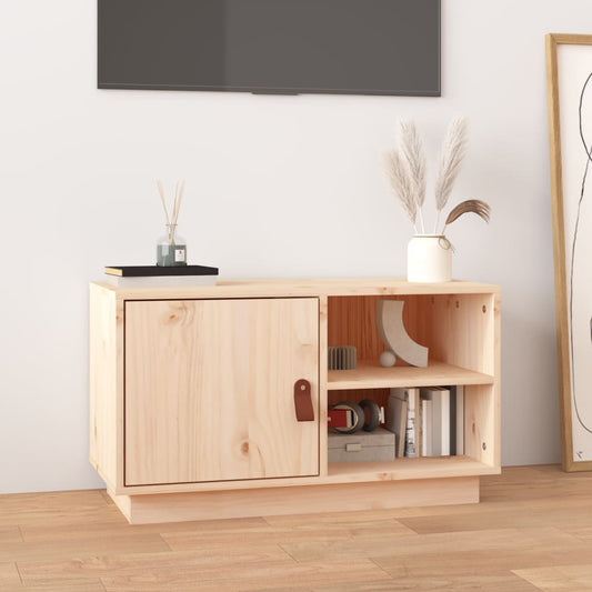 TV-taso 70x34x40 cm täysi mänty - Sisustajankoti.fi