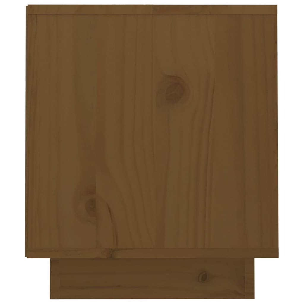 TV-taso hunajanruskea 70x34x40 cm täysi mänty - Sisustajankoti.fi