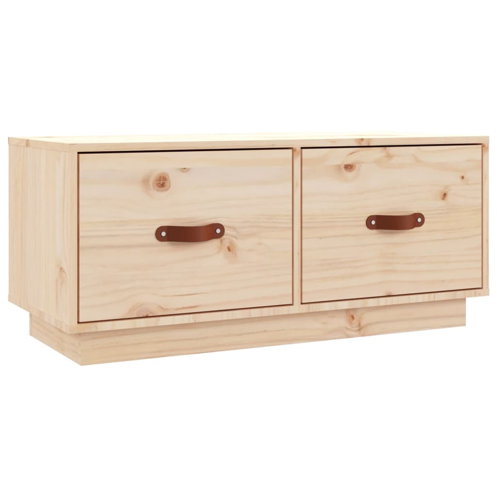 TV-taso 80x34x35 cm täysi mänty - Sisustajankoti.fi