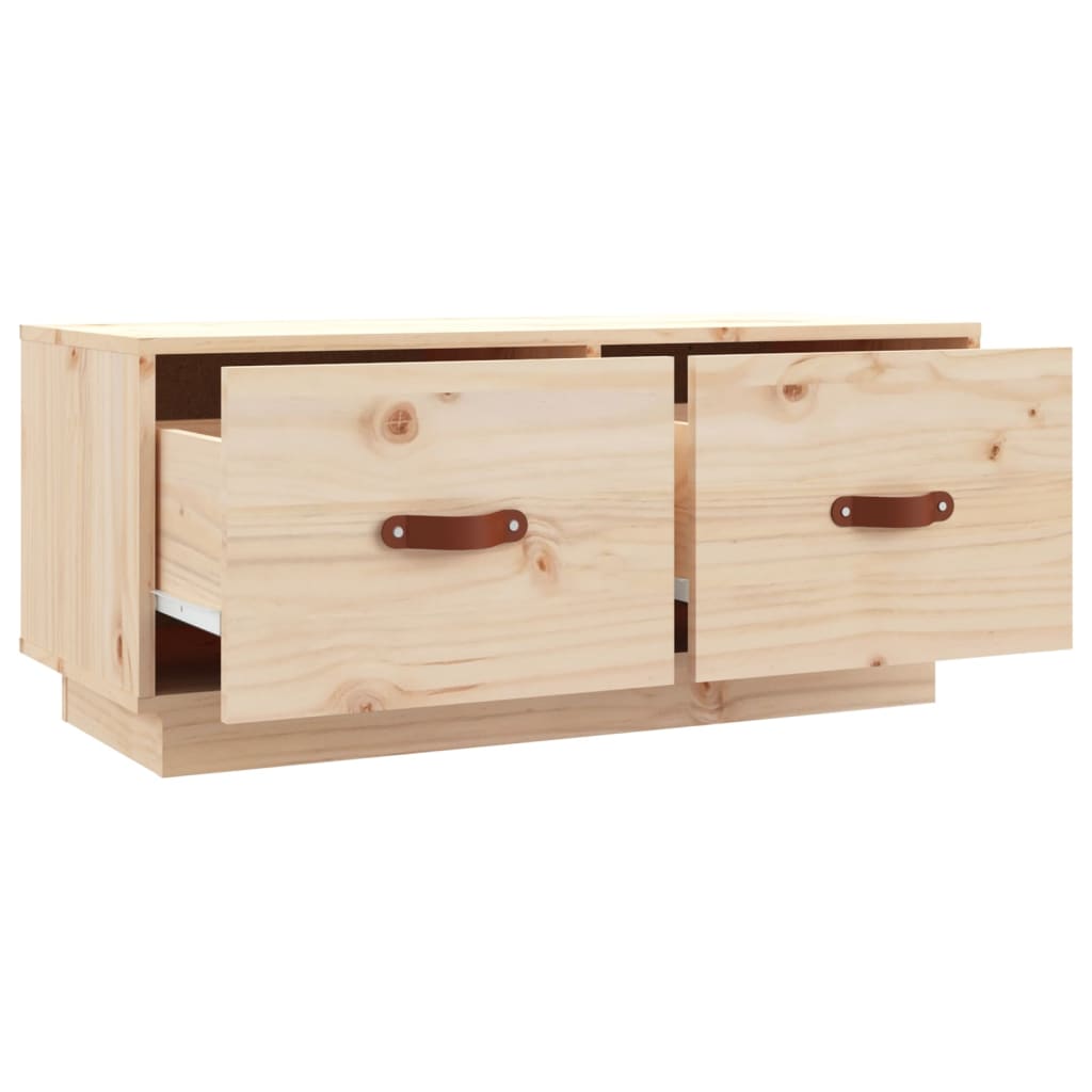 TV-taso 80x34x35 cm täysi mänty - Sisustajankoti.fi