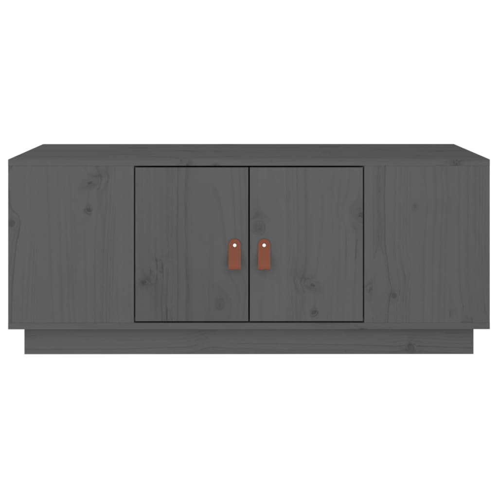 Sohvapöytä harmaa 100x50x41 cm täysi mänty - Sisustajankoti.fi