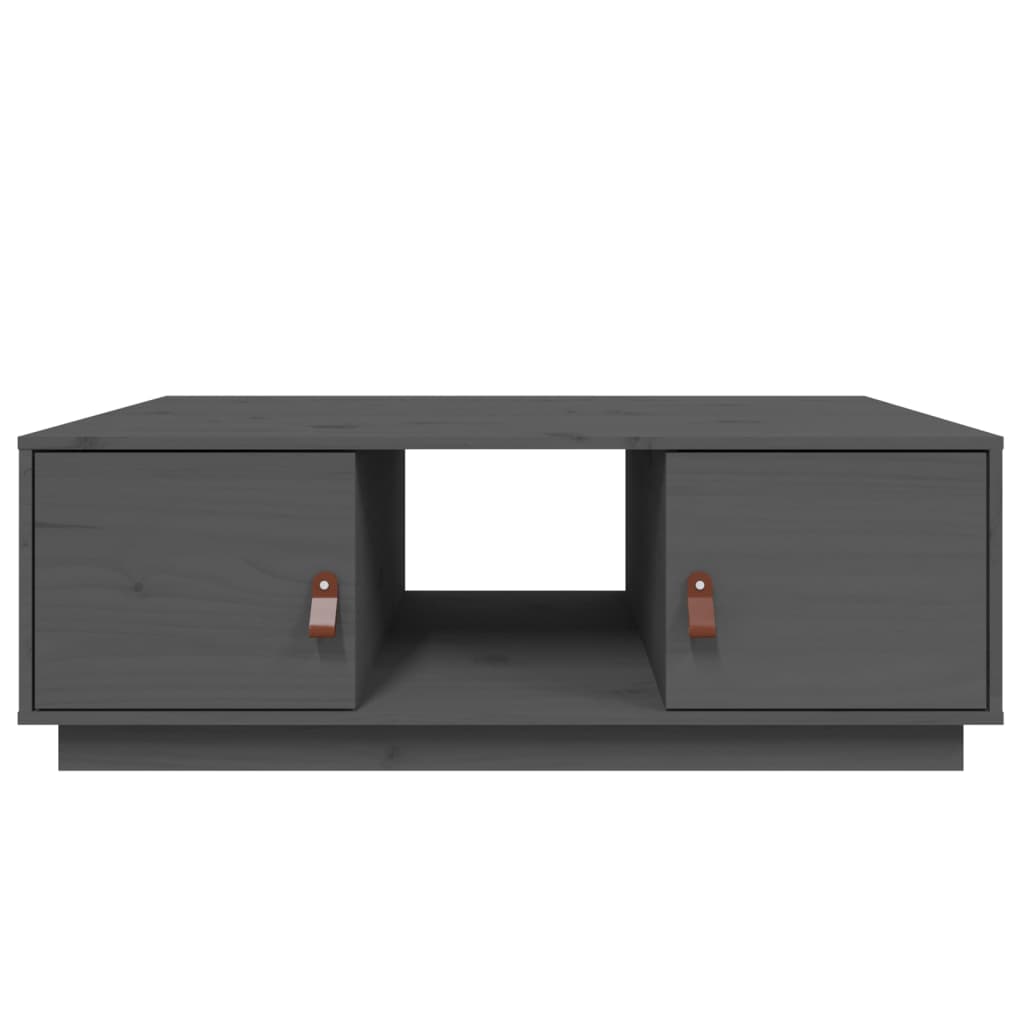 Sohvapöytä harmaa 100x50x35 cm täysi mänty - Sisustajankoti.fi