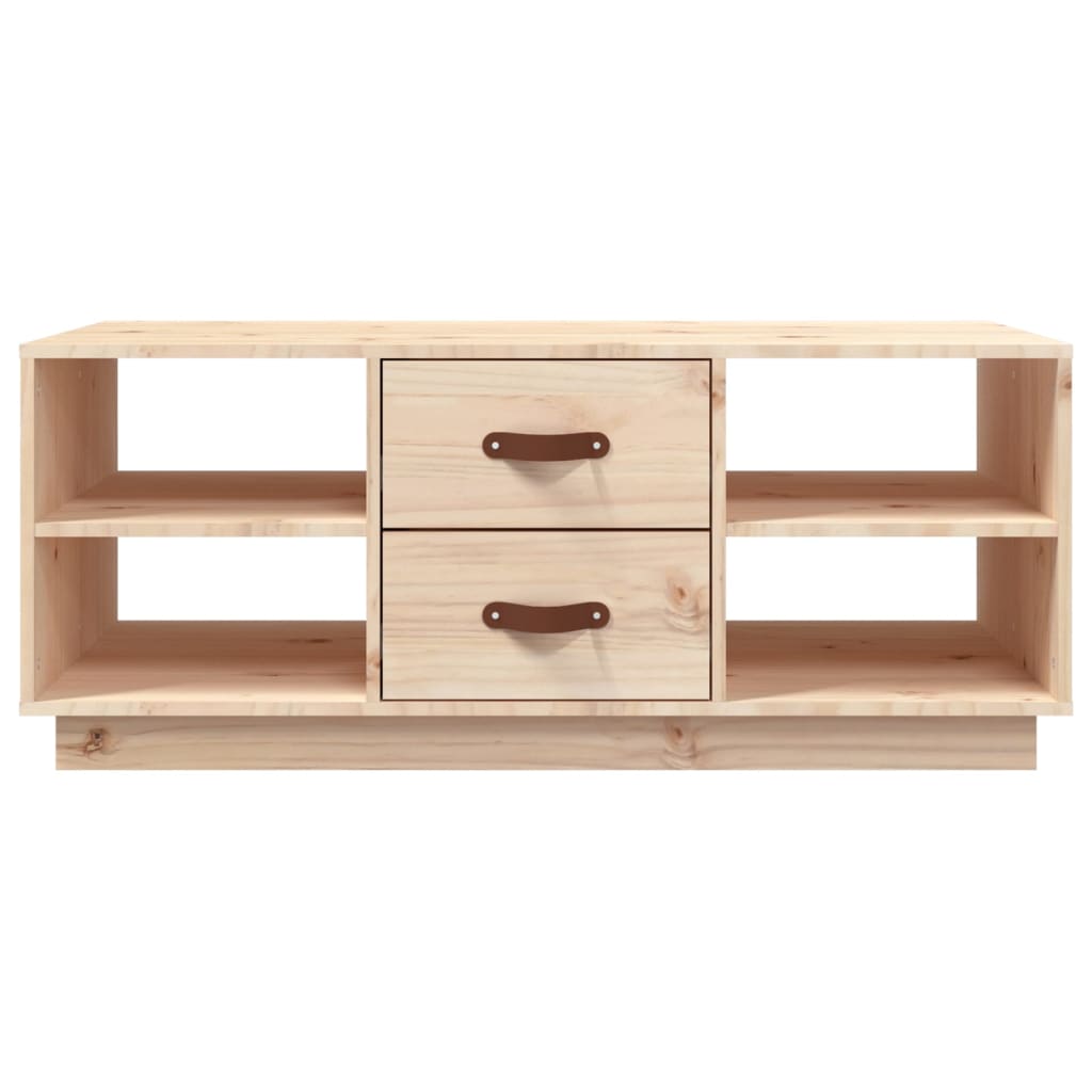 Sohvapöytä 100x50x41 cm täysi mänty - Sisustajankoti.fi