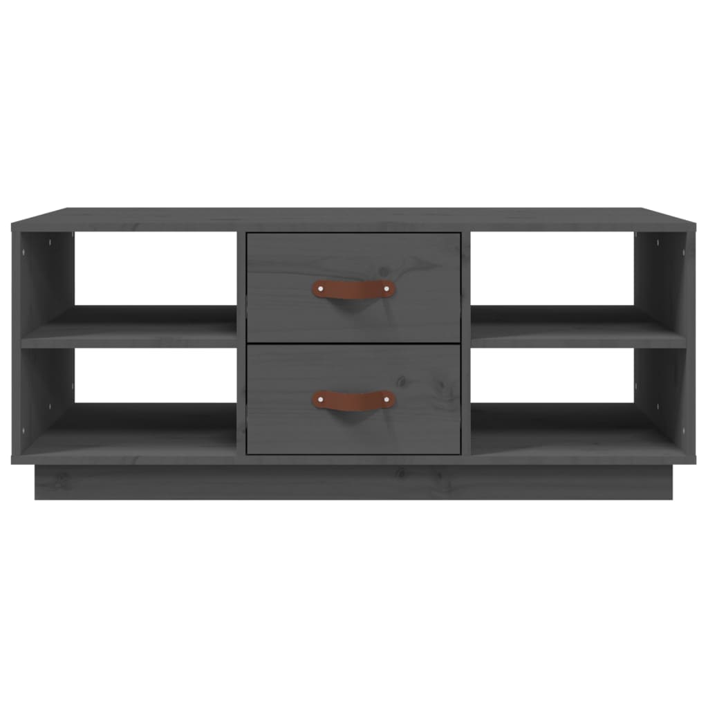 Sohvapöytä harmaa 100x50x41 cm täysi mänty - Sisustajankoti.fi