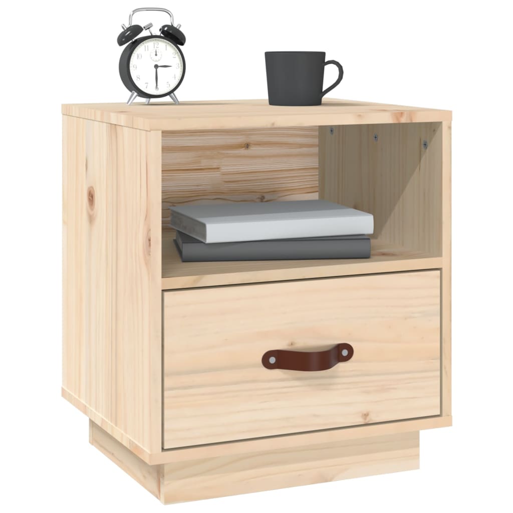 Yöpöydät 2 kpl 40x34x45 cm täysi mänty - Sisustajankoti.fi