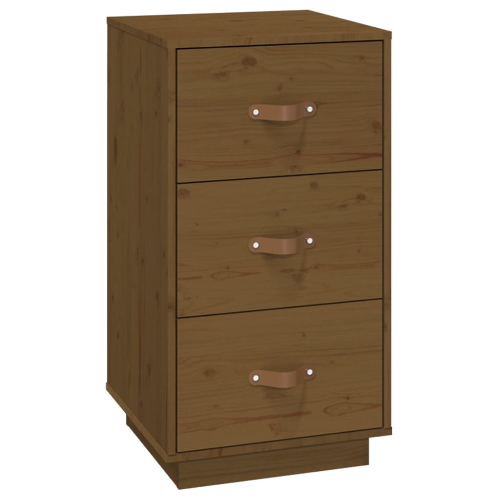 Yöpöydät 2 kpl hunajanruskea 40x40x75 cm täysi mänty - Sisustajankoti.fi