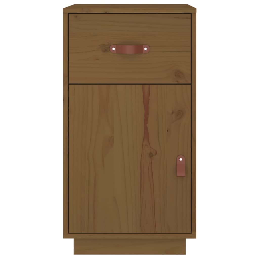 Työpöytäkaappi hunajanruskea 40x50x75 cm täysi mänty - Sisustajankoti.fi