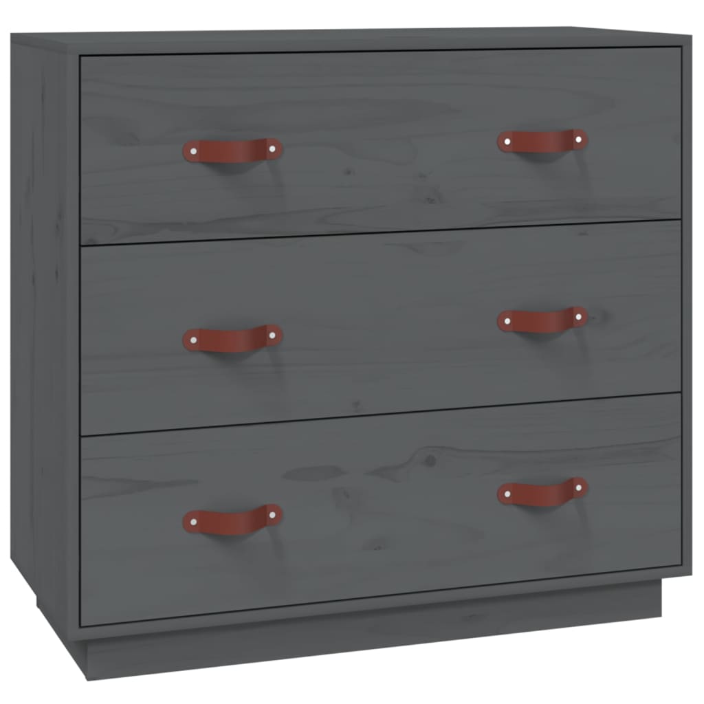 Senkki harmaa 80x40x75 cm täysi mänty - Sisustajankoti.fi