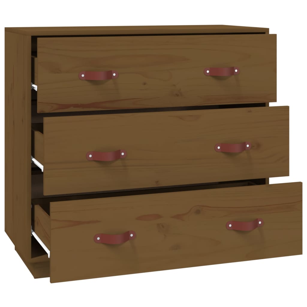 Senkki hunajanruskea 80x40x75 cm täysi mänty - Sisustajankoti.fi