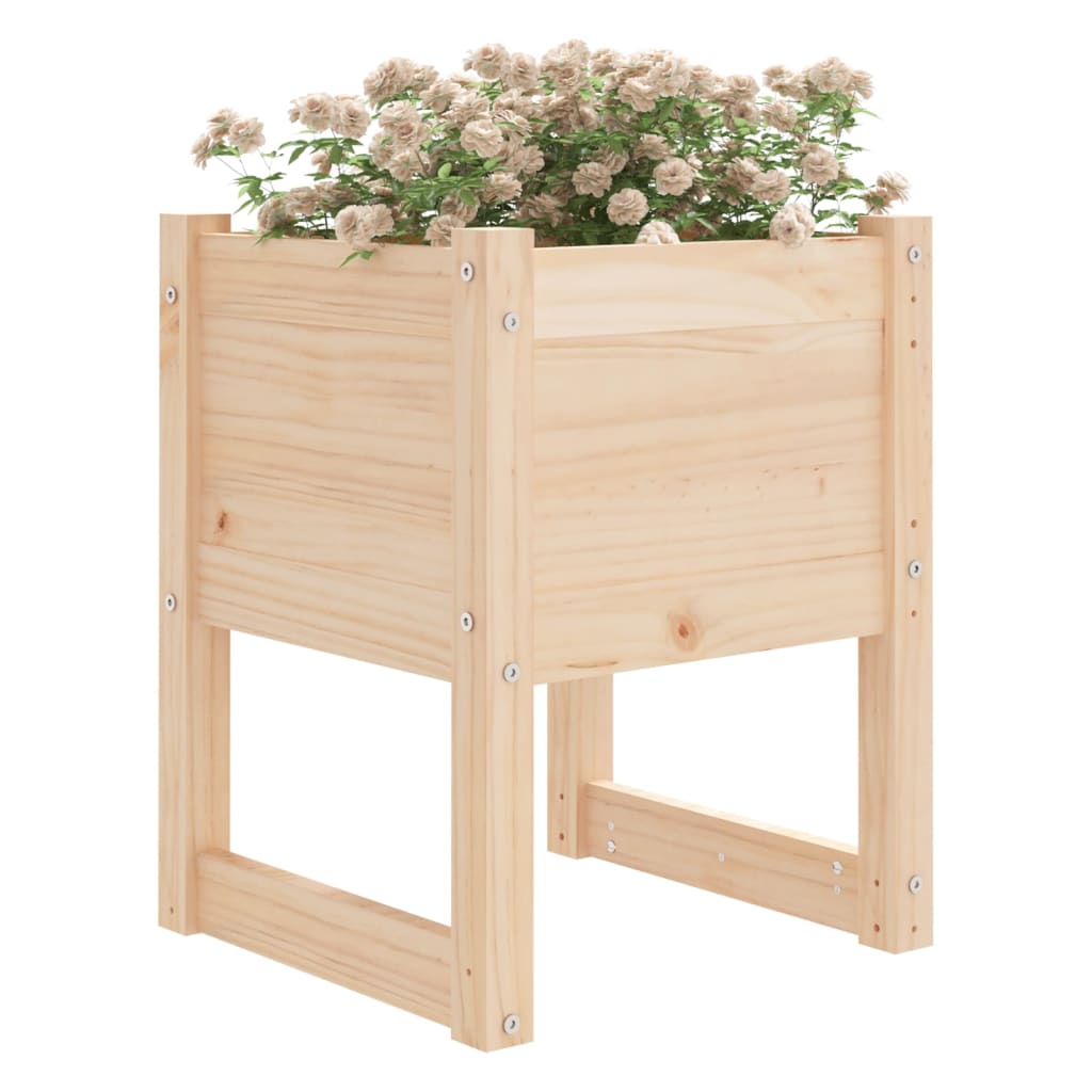 Kukkalaatikot 2 kpl 40x40x52,5 cm täysi mänty - Sisustajankoti.fi