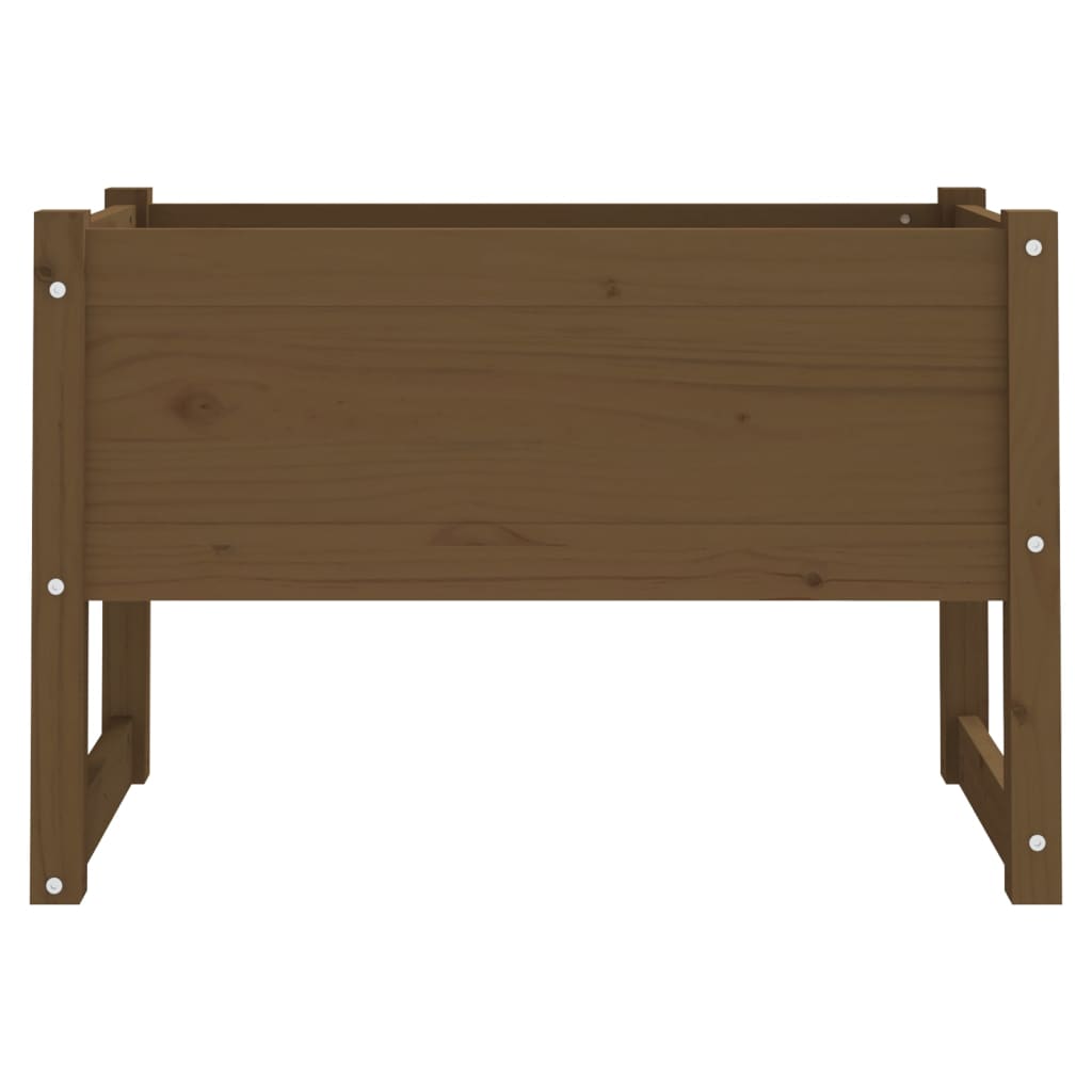 Kukkalaatikko hunajanruskea 78x40x52 cm täysi mänty - Sisustajankoti.fi