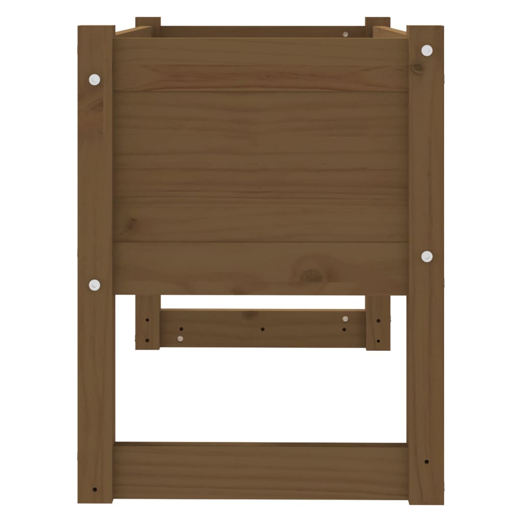Kukkalaatikko hunajanruskea 78x40x52 cm täysi mänty - Sisustajankoti.fi