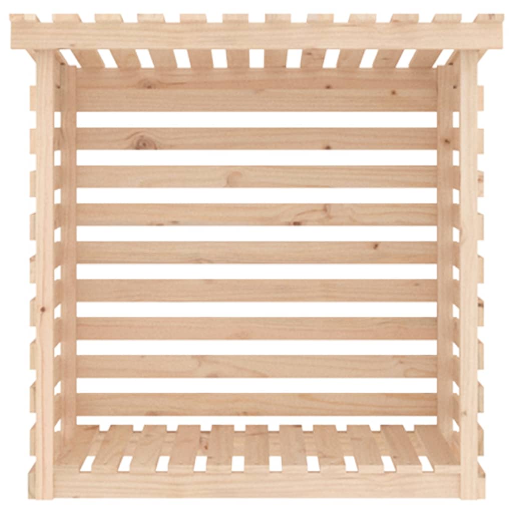 Polttopuuteline 108x73x108 cm täysi mänty - Sisustajankoti.fi