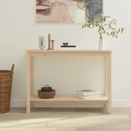 Konsolipöytä 110x40x80 cm täysi mänty - Sisustajankoti.fi
