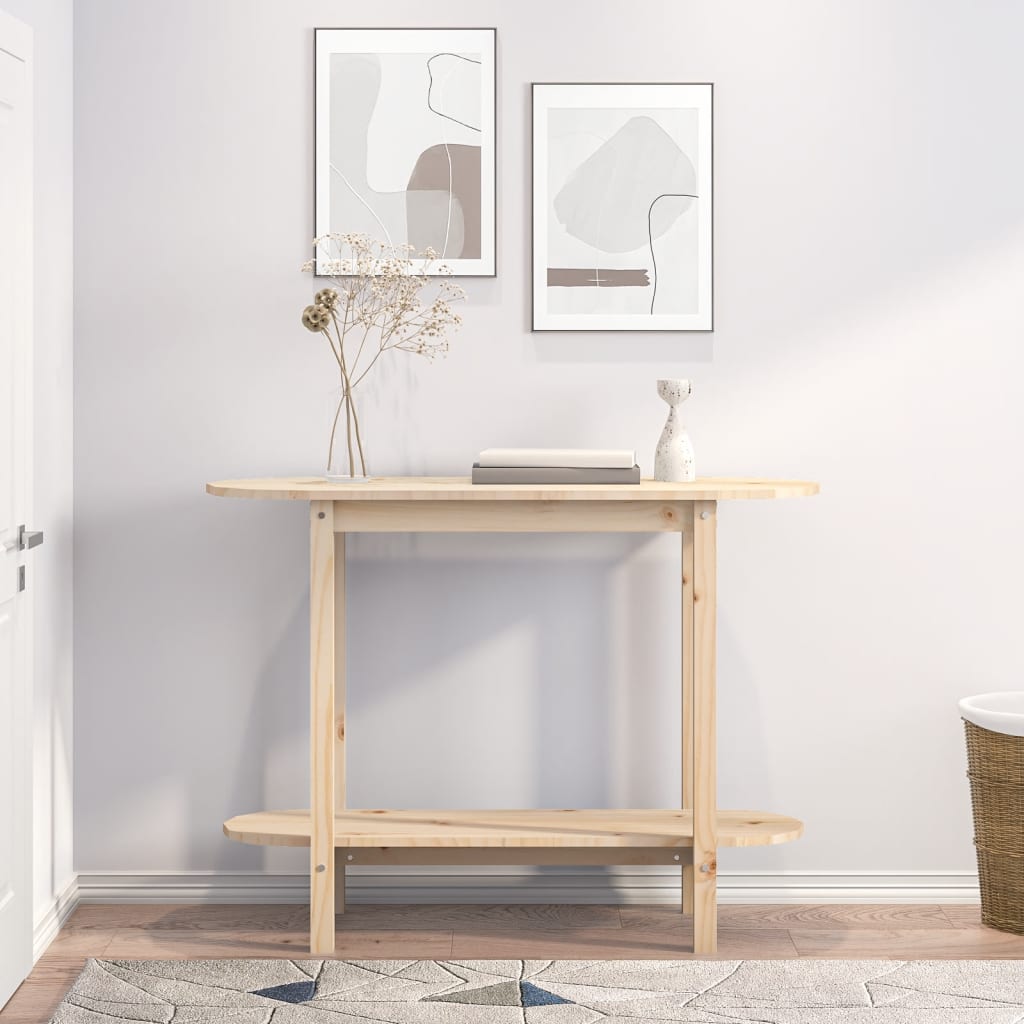 Konsolipöytä 110x40x80 cm täysi mänty - Sisustajankoti.fi