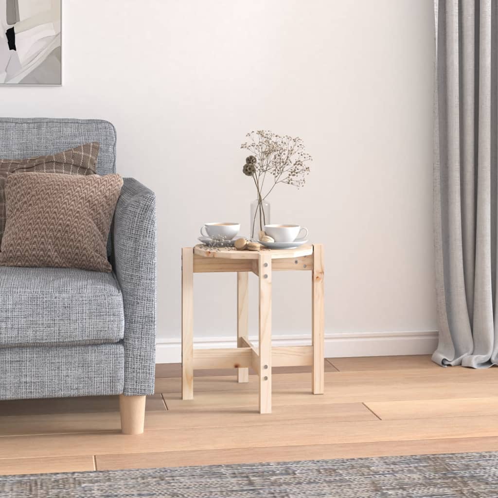 Sohvapöytä Ø 42,5x45 cm täysi mänty - Sisustajankoti.fi