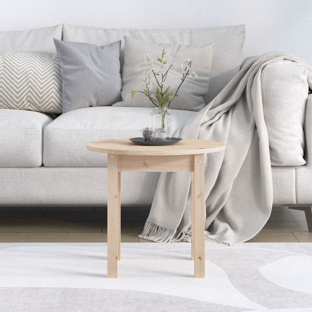 Sohvapöytä Ø 45x40 cm täysi mänty - Sisustajankoti.fi