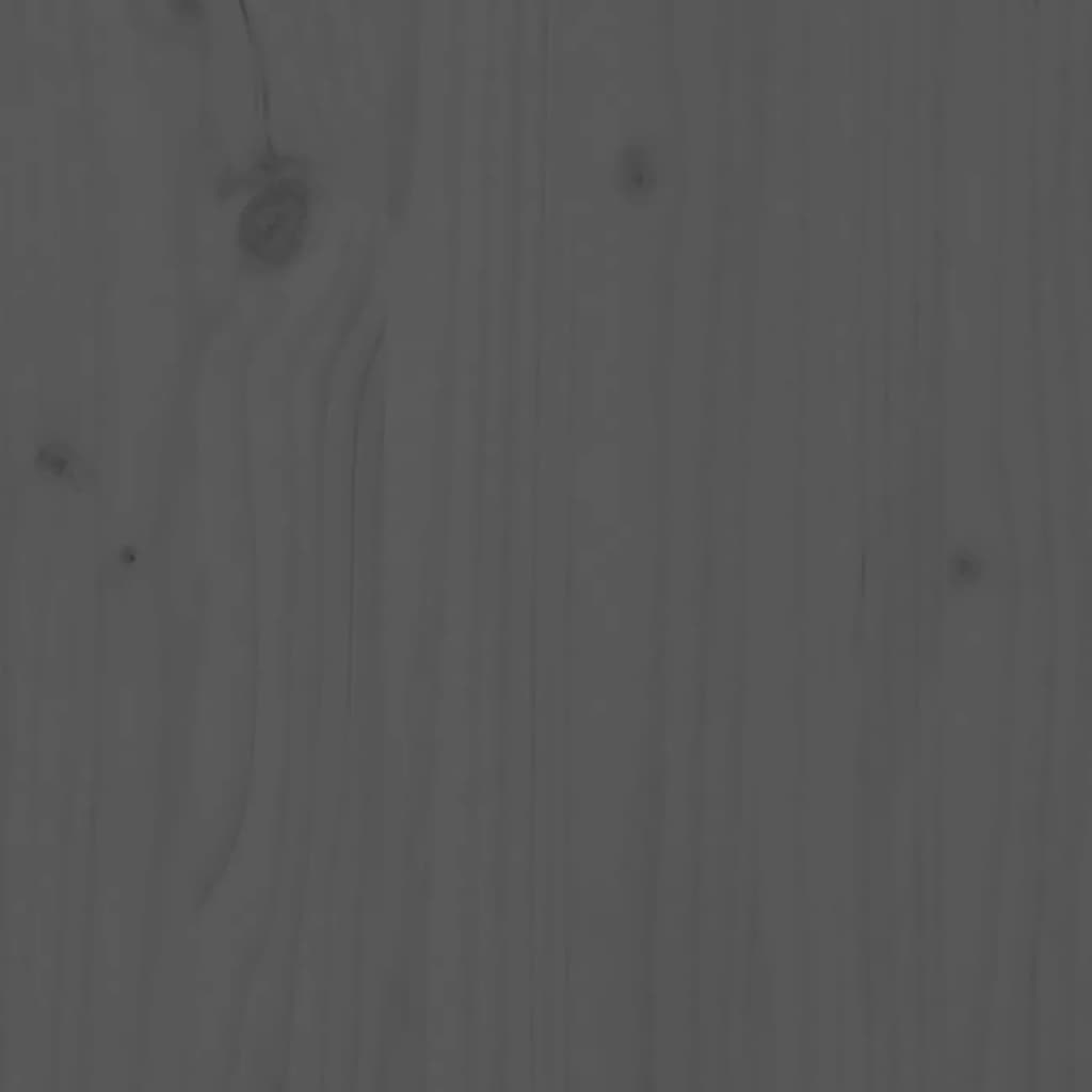 Sohvapöytä harmaa Ø 35x35 cm täysi mänty - Sisustajankoti.fi