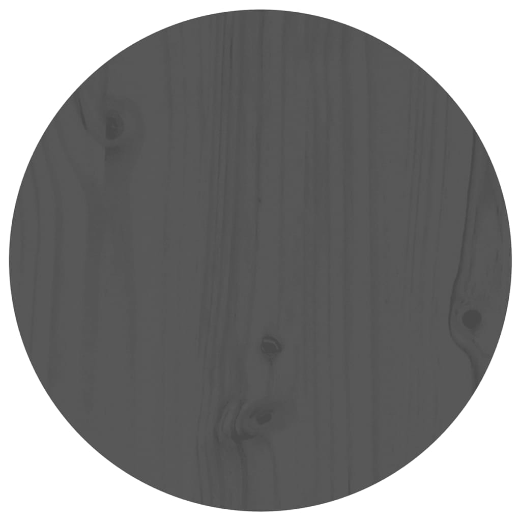 Sohvapöytä harmaa Ø 40x60 cm täysi mänty - Sisustajankoti.fi