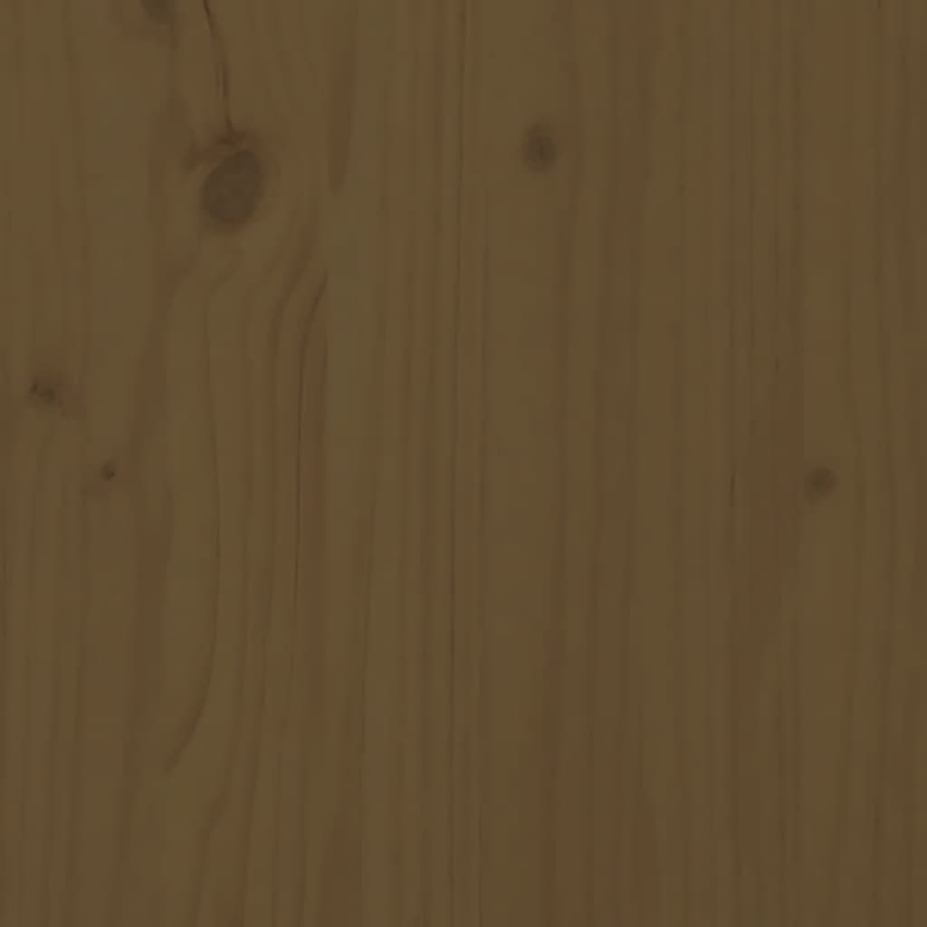 Sohvapöytä hunajanruskea Ø 40x60 cm täysi mänty - Sisustajankoti.fi