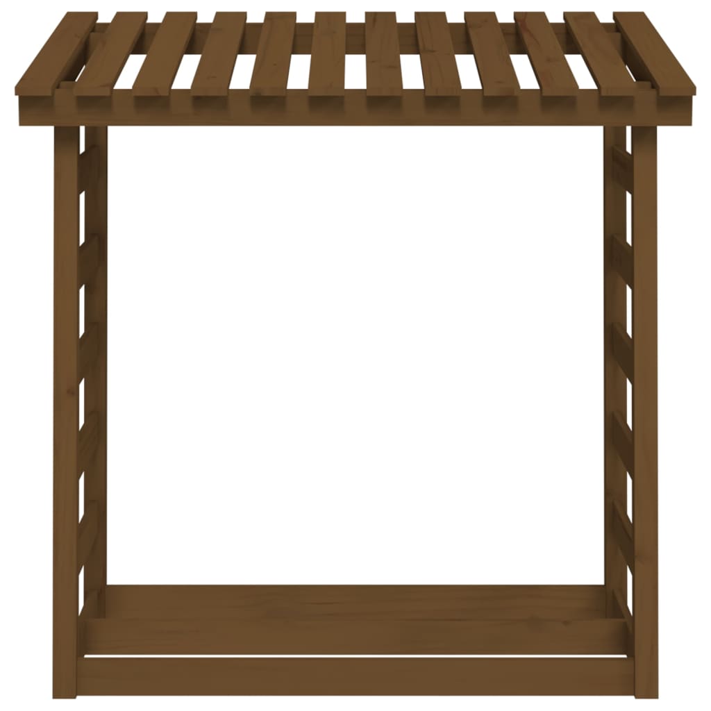Polttopuuteline hunajanruskea 108x64,5x110 cm täysi mänty - Sisustajankoti.fi
