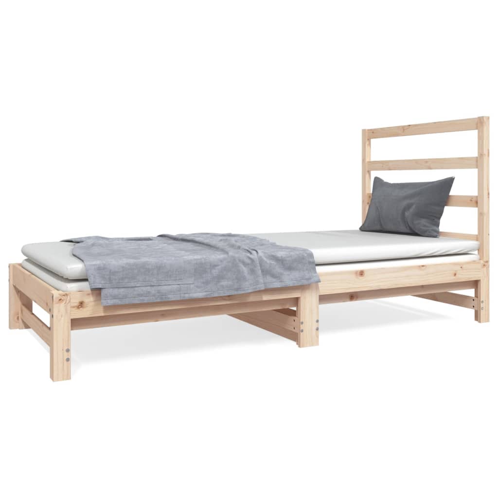 Sohvasänky ulosvedettävä 2x (90x190) cm täysi mänty - Sisustajankoti.fi