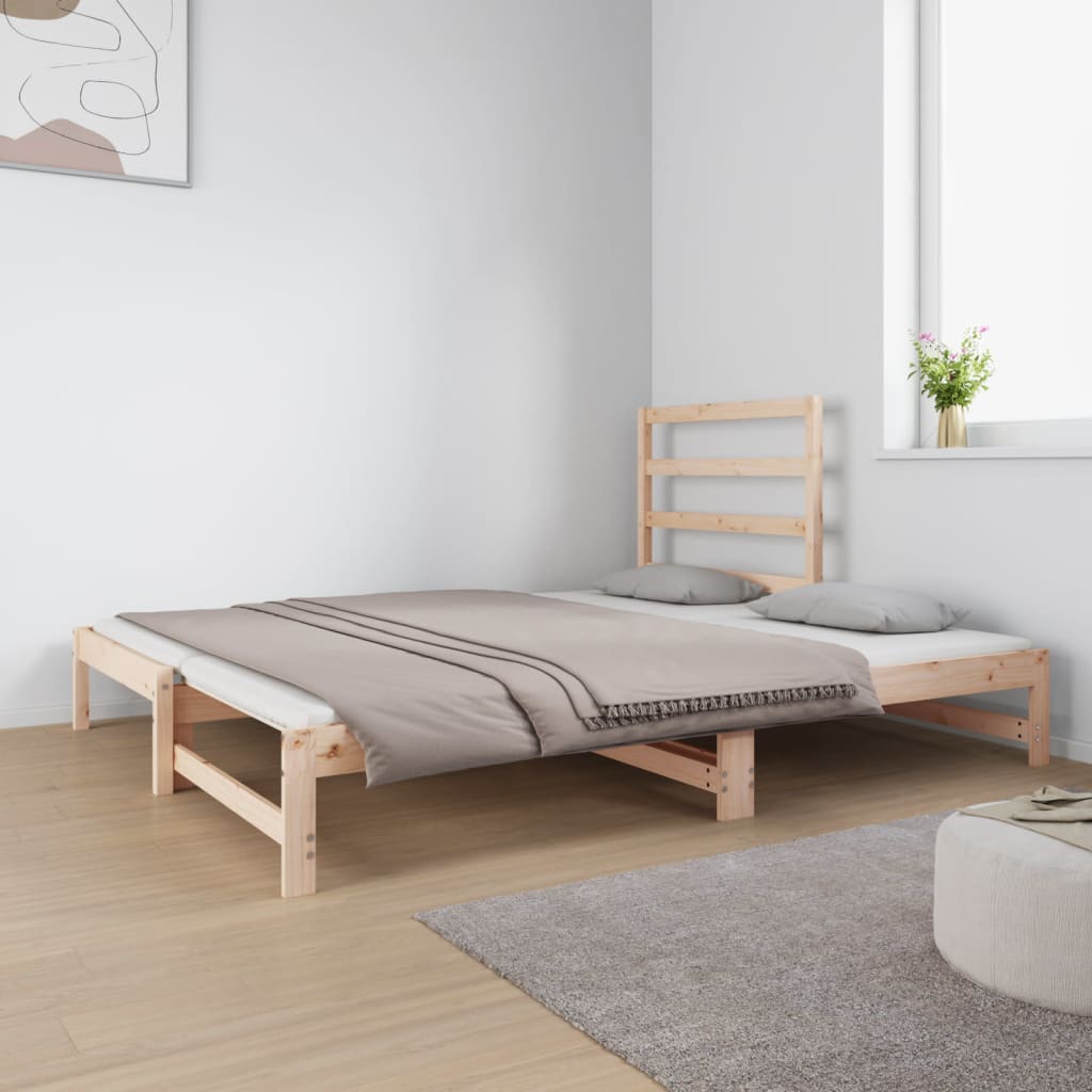 Sohvasänky ulosvedettävä 2x (90x190) cm täysi mänty - Sisustajankoti.fi
