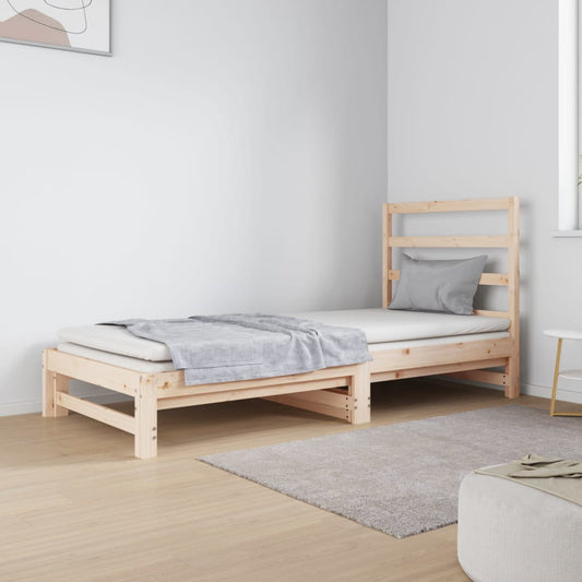 Sohvasänky ulosvedettävä 2x (90x190) cm täysi mänty - Sisustajankoti.fi
