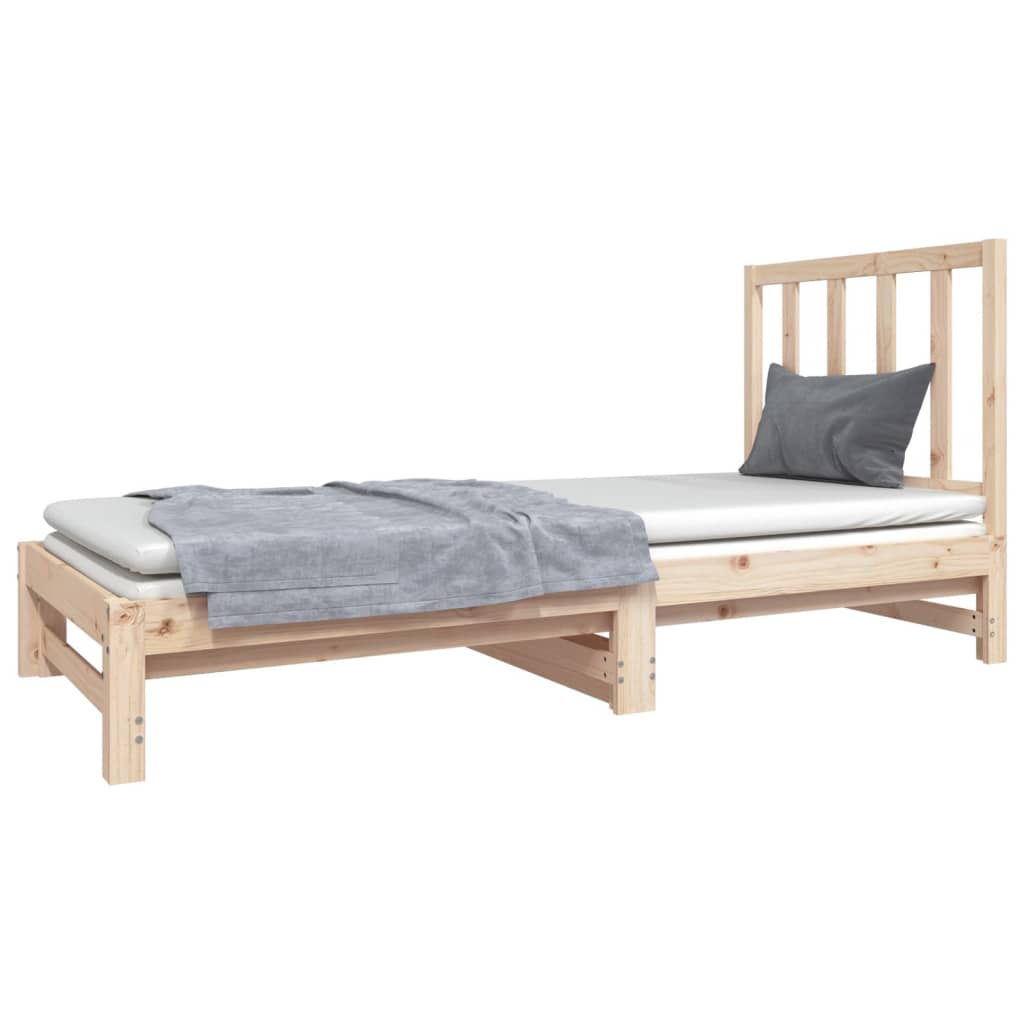 Sohvasänky ulosvedettävä 2x (90x190) cm täysi mänty - Sisustajankoti.fi