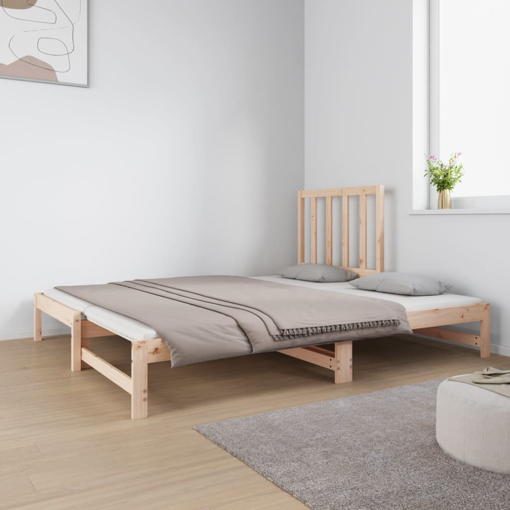 Sohvasänky ulosvedettävä 2x (90x190) cm täysi mänty - Sisustajankoti.fi
