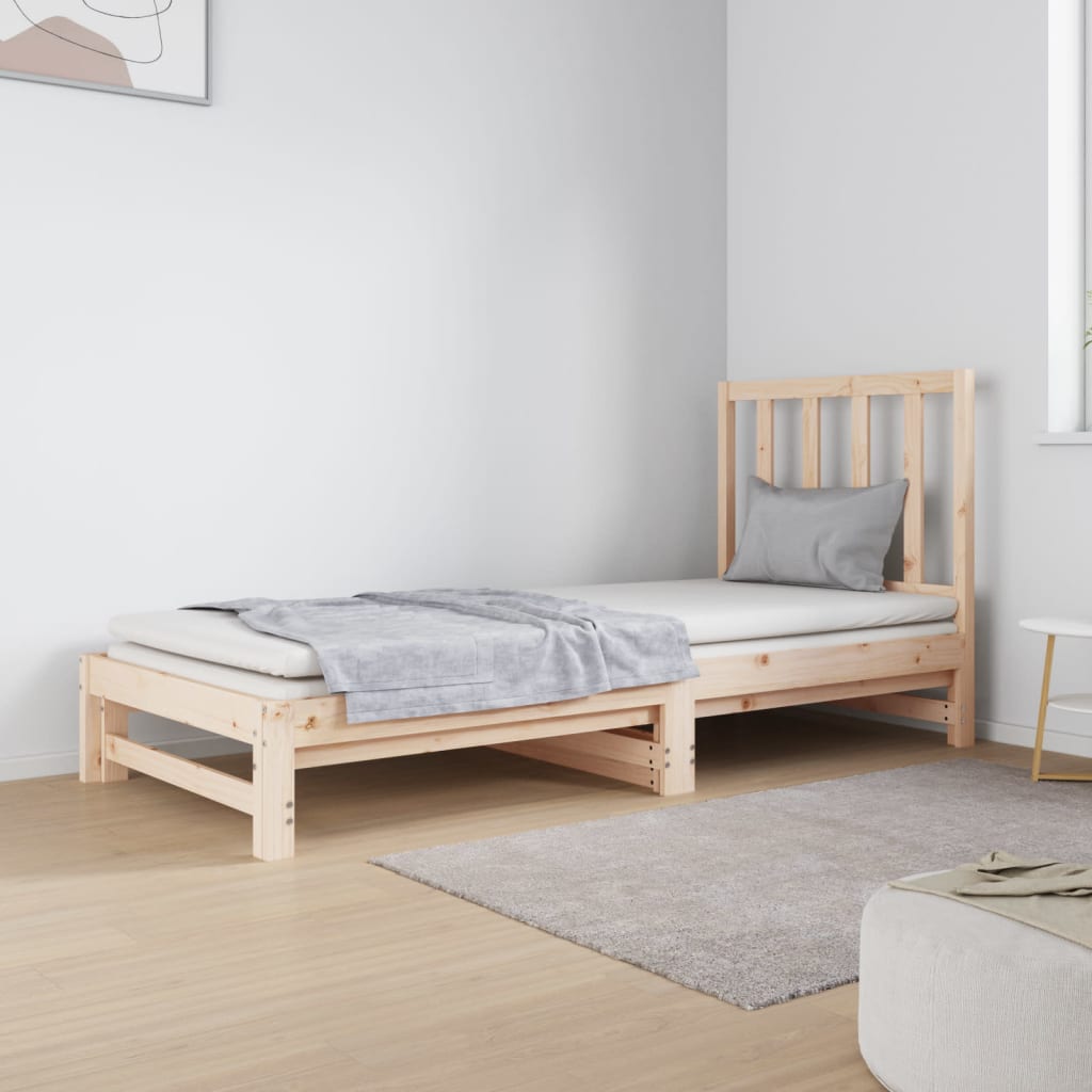 Sohvasänky ulosvedettävä 2x (90x190) cm täysi mänty - Sisustajankoti.fi