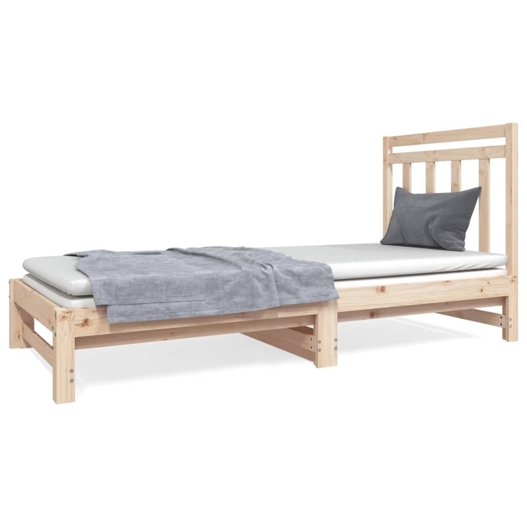 Sohvasänky ulosvedettävä 2x (90x190) cm täysi mänty - Sisustajankoti.fi