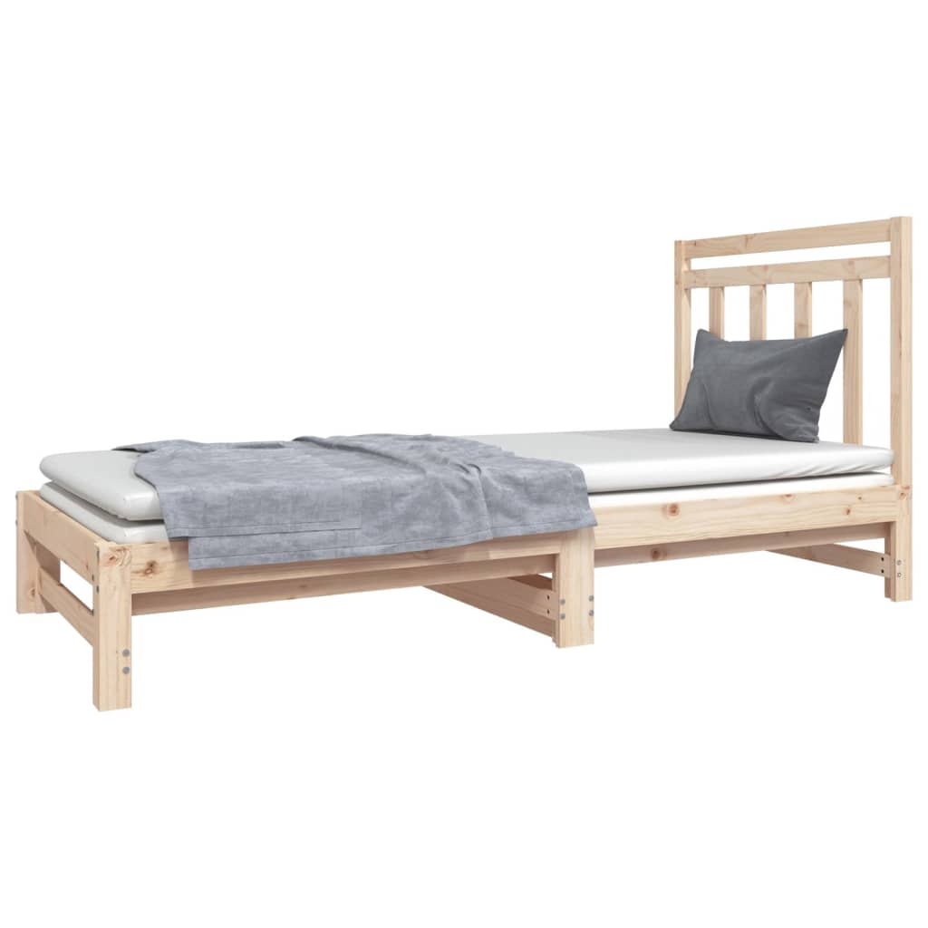 Sohvasänky ulosvedettävä 2x (90x190) cm täysi mänty - Sisustajankoti.fi