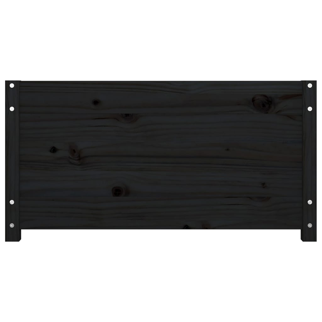 Sohvasänky musta 80x200 cm täysi mänty - Sisustajankoti.fi