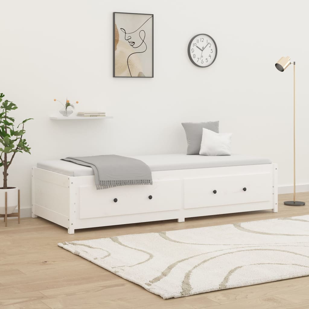 Sohvasänky valkoinen 90x190 cm 3FT Single täysi mänty - Sisustajankoti.fi