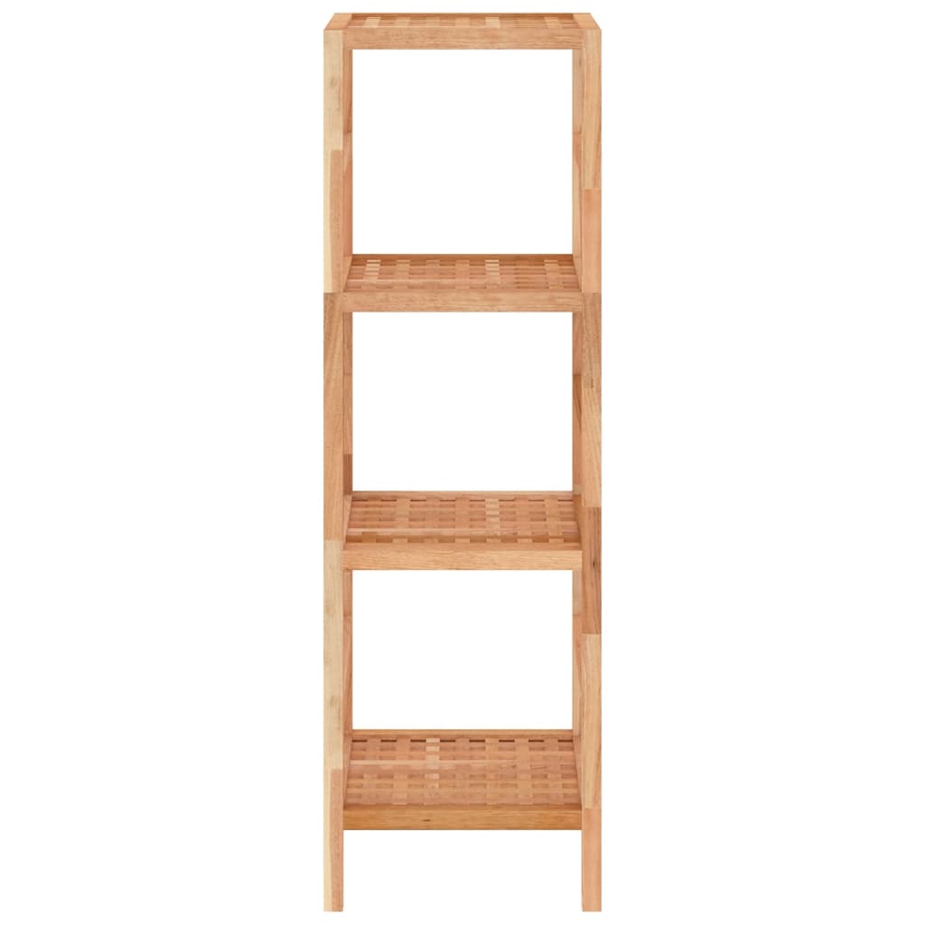 Kylpyhuoneen hyllykkö 35,5x35,5x112,5 cm täysi pähkinäpuu - Sisustajankoti.fi