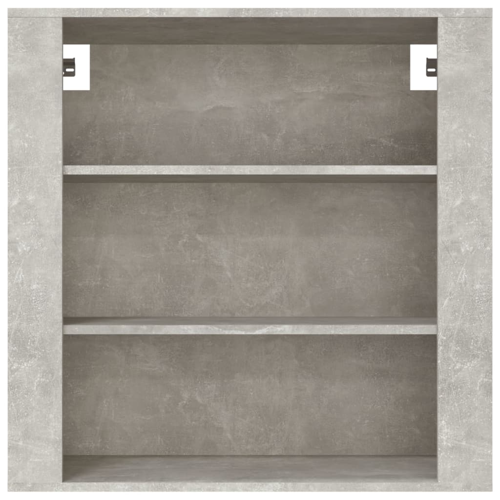Seinäkaappi betoninharmaa 80x33x80 cm tekninen puu - Sisustajankoti.fi
